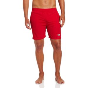 Helly Hansen Men’s Carlshot Quick Dry Swim Trunk Mesh Lining Board Shorts Boardshorts with Pockets(162 Red)