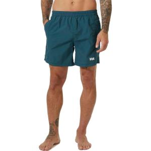 Helly Hansen Men’s Carlshot Quick Dry Swim Trunk Mesh Lining Board Shorts Boardshorts with Pockets(453 Dark Creek)