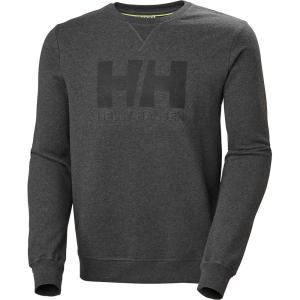 Helly-Hansen 34000 Men’s Hh Logo Crew Sweater(982 Ebony Melange)