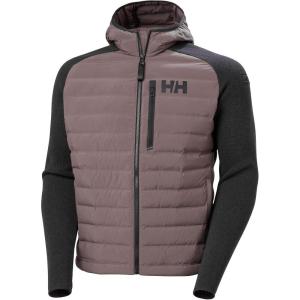 Helly-Hansen Arctic Ocean Hybrid Insulator Men’s Athletic Insulated Jacket, Lightweight, Breathable, Water-Resistant Coat(656 Sparrow Grey)