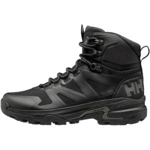 Helly-Hansen Ascender Mid HT Men’s Waterproof Hiking Shoe – Durable Outdoor Footwear for All-Terrain Adventures, Breathable & Comfortable(990 Black)