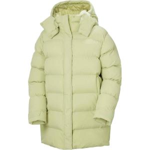 Helly-Hansen Aspire Puffy Parka Womens Winter Coat Puffer Jacket Insulated Water Resistant Long Warm Hooded Synthetic Down(498 Iced Matcha)