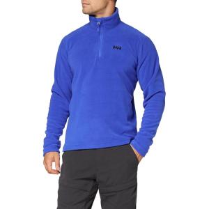 Helly-Hansen Daybreaker 1/2 Zip Fleece – Mens Recycled Fleece-Outerwear-Jackets, Cozy Half-Zip Pullover For All Seasons(514 Royal Blue)