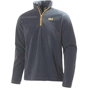 Helly-Hansen Daybreaker 1/2 Zip Fleece – Mens Recycled Fleece-Outerwear-Jackets, Cozy Half-Zip Pullover For All Seasons(579 Artic Grey)