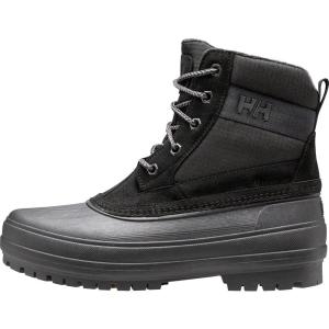 Helly-Hansen Fraser Mid Men’s Boots – Waterproof Winter Boots for Snowy Conditions, Durable and Comfortable(990 Black)