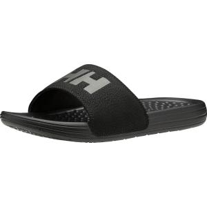 Helly-Hansen H/H Slide Women’s Casual Sandals: Lightweight, Comfortable, Non-Slip, Quick-Drying, Stylish Beach & Travel Wear(990 Black/Gunmetal)