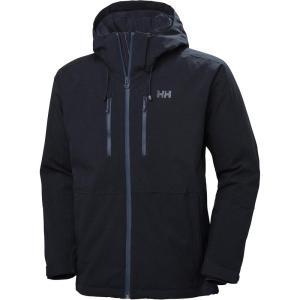 Helly-Hansen Juniper 3.0 Ski Jacket – Waterproof Winter Jacket for Men – Adjustable Hood(597 Navy)