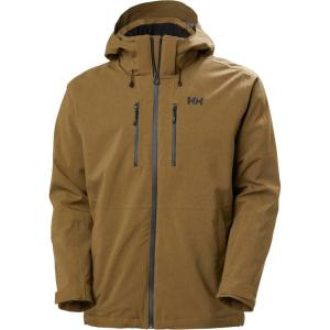 Helly-Hansen Juniper 3.0 Ski Jacket – Waterproof Winter Jacket for Men – Adjustable Hood(718 Sepia)
