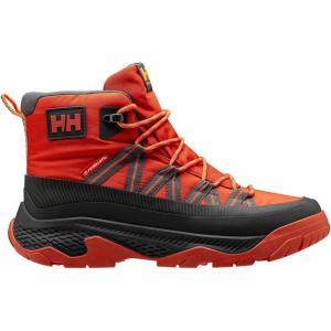 Helly-Hansen Keystone Men’s Durable Weather-Resistant Hiking Boots for Outdoor Adventures and Trail Exploration(300 Patrol Orange/Ebony)
