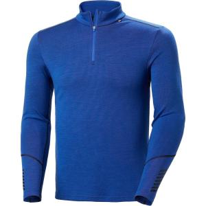Helly-Hansen LIFA Merino Midweight Half-Zip Base Layer for Men – Performance Wicking Interior(543 Cobalt 2.0)