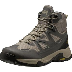 Helly-Hansen Men’s Cascade Mid Helly Tech Waterproof Breathable Lightweight Hiking Boots(885 Terrazzo/Ebony)