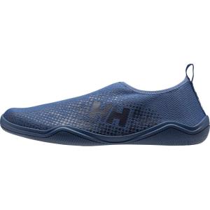 Helly-Hansen Mens Crest Watermoc Sailing Watersports Shoes, Light-Weight, Breathable, Multiple Colors(606 Deep Fjord)