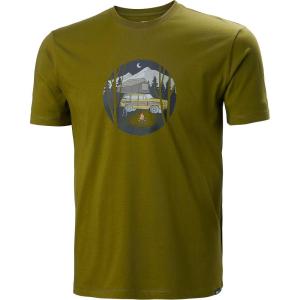 Helly-Hansen Mens F2F Organic Cotton Tee 2.0(461 Olive Green)
