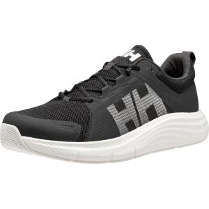 Helly-Hansen Men’s HP Ahiga Evo 5 Shoes – Lightweight, Breathable, Water-Resistant, Quick-Dry for Comfort and Performance(990 Black/White)