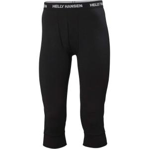 Helly-Hansen Men’s LIFA Merino Midweight 3/4 Pant(990 Black)