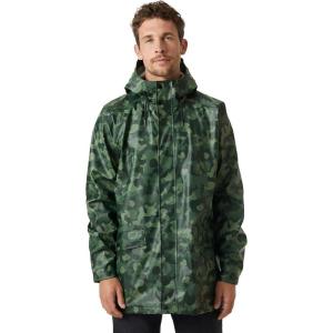 Helly-Hansen Mens Moss Rain Coat(476 Spruce Aop)