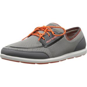 Helly-Hansen Men’s Trysail Boat Shoe, Fashion Sneaker (7.5, New Light Grey/Mid Grey)