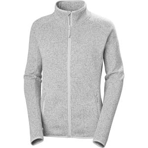 Helly-Hansen Varde Fleece Jacket 2.0 for Women, Polartec Thermal Pro, Lightweight, Durable, Quick-Dry, Recycled Materials(853 Grey Fog)