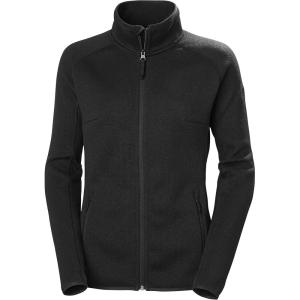 Helly-Hansen Varde Fleece Jacket 2.0 for Women, Polartec Thermal Pro, Lightweight, Durable, Quick-Dry, Recycled Materials(990 Black)