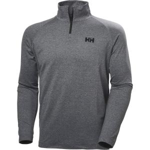 Helly-Hansen Verglas Half-Zip Midlayer Men’s Athletic Sweaters – Ideal for Outdoor Adventures, Moisture-Wicking & Lightweight(971 Quiet Shade)