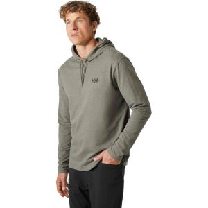 Helly-Hansen Verglas Light Hoodie – Men’s Ultra-Soft, Lightweight, Wicking, bluesign Certified, Ideal for Hiking & Running(431 Utility Green)