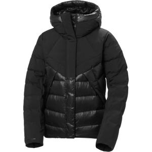 Helly-Hansen Winter Bliss Down Jacket – Women’s Coats, Down Outerwear, Allied Feather & Down, YKK Zipper, Pile Fleece Hood(990 Black)