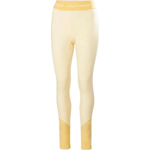 Helly-Hansen Women’s LIFA Merino Midweight Graphic Base Layer Pants(367 Yellow Cream)