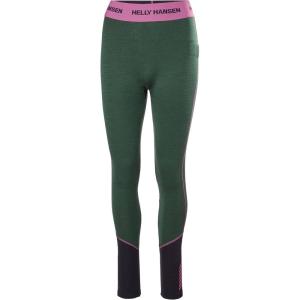 Helly-Hansen Women’s LIFA Merino Midweight Graphic Base Layer Pants(390 Jungle Green)