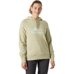 Helly-Hansen womens Nord Graphic Pullover Hoodie(463 Light Lav)