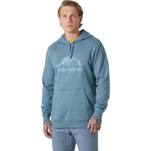 Helly-Hansen womens Nord Graphic Pullover Hoodie(601 Washed Navy)