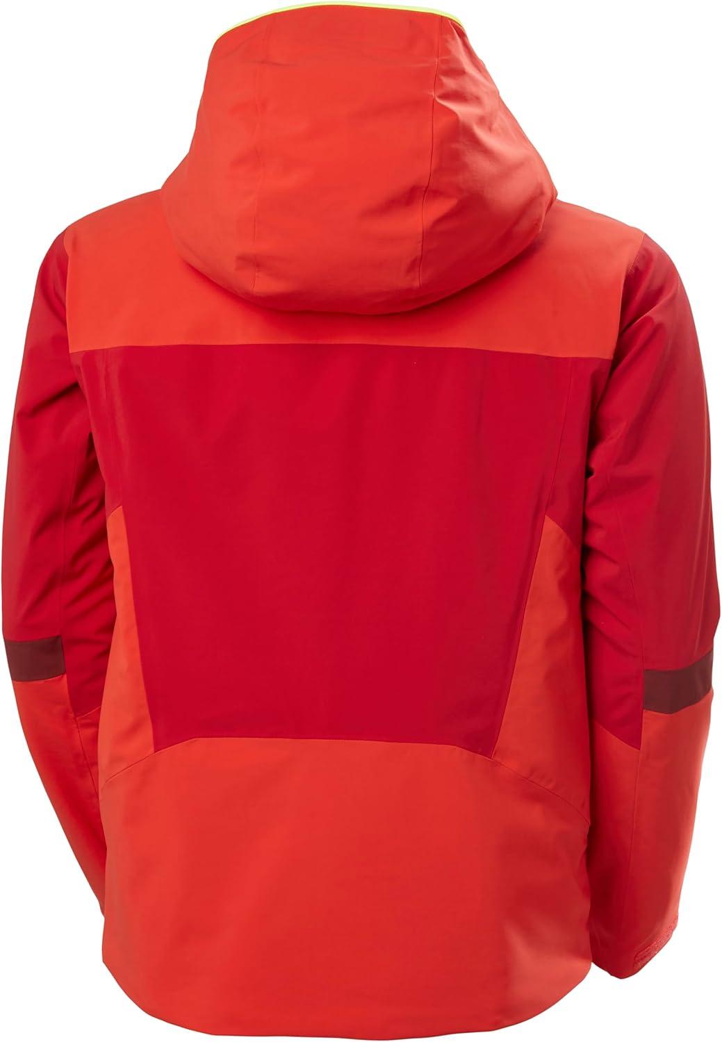 imageHellyHansen Kvitfjell Race Ins Jacket Mens Skiing Jacket with HELLY TECH 4Way Stretch Articulated Sleeves Waterproof162 Red