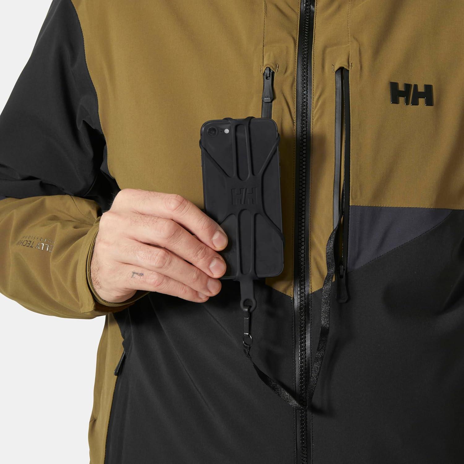 imageHellyHansen Kvitfjell Race Ins Jacket Mens Skiing Jacket with HELLY TECH 4Way Stretch Articulated Sleeves Waterproof991 Black