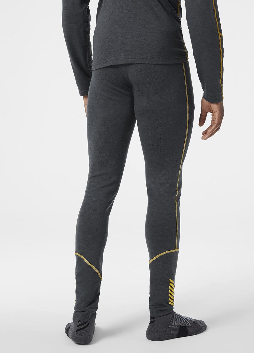 imageHellyHansen LIFA Merino Midweight Pant for Men Track Pants with NonItch Fabric 2Layer Design Flat Lock Seams ZQ Wool983 Slate