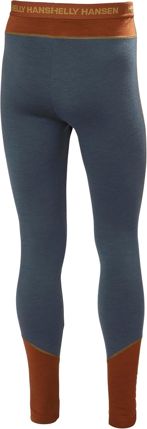 imageHellyHansen LIFA Merino Midweight Pant for Men Track Pants with NonItch Fabric 2Layer Design Flat Lock Seams ZQ WoolAlpine Mist