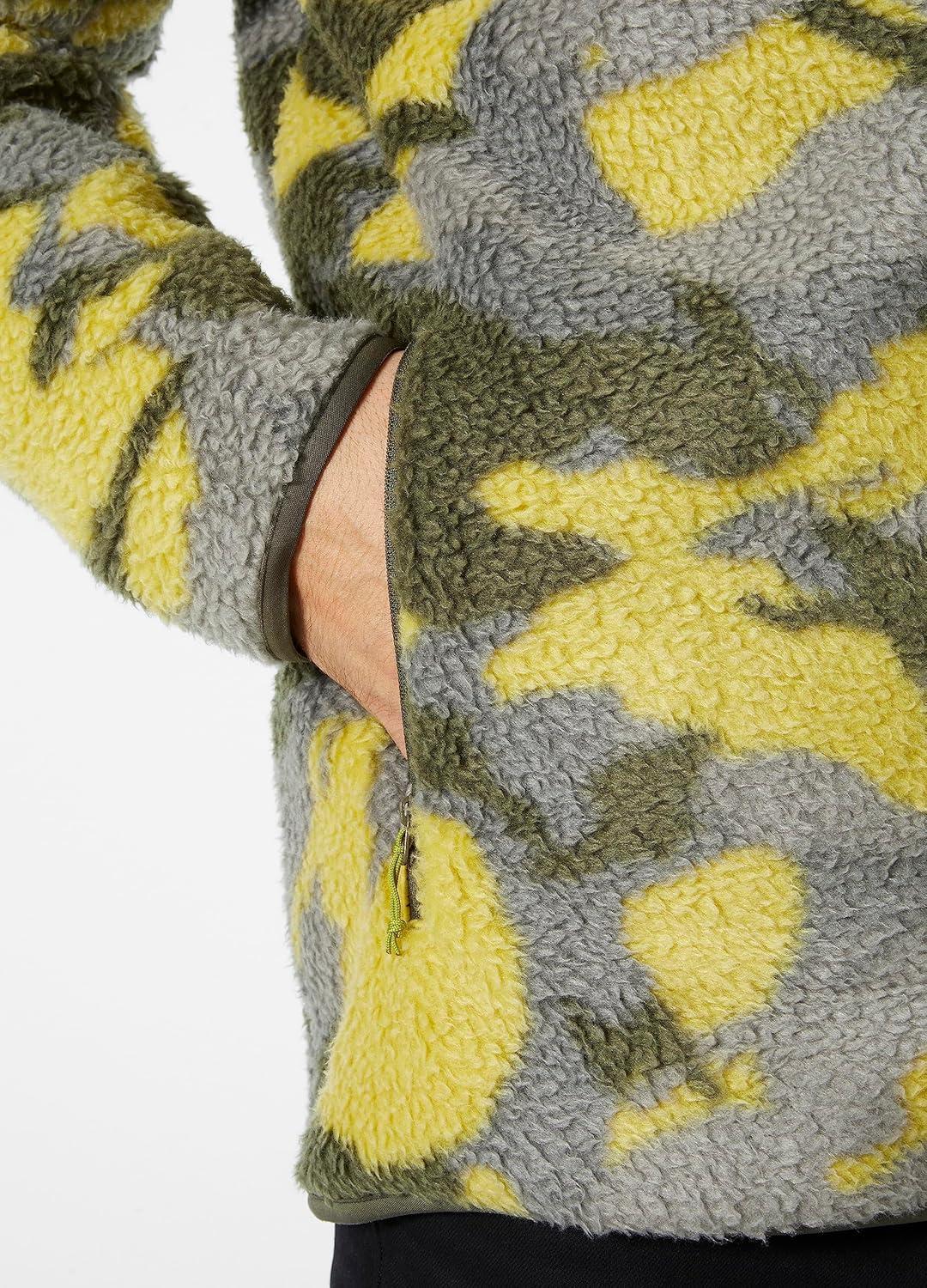 imageHellyHansen Mens Panorama Printed Pile Jacket452 Bright Moss Woodland Camo