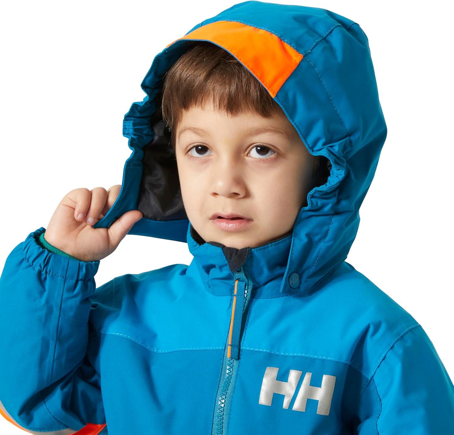imageHellyHansen Rider 30 Insulated Suit Kids Unisex Thermal Snowsuit for Winter Adventures Waterproof and Breathable Design540 Cerulean Blue