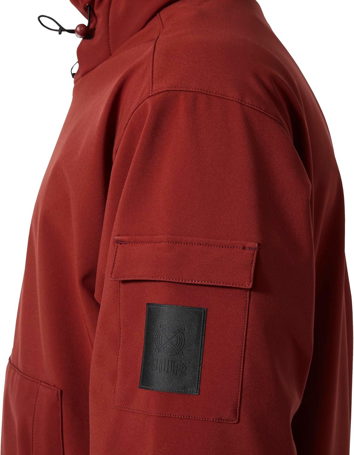 imageHellyHansen Ullr D Ridable Hoodie Unisex Sweatshirt AthleticHoodies Lightweight Breathable Outdoor Adventure Wear180 Mars Red