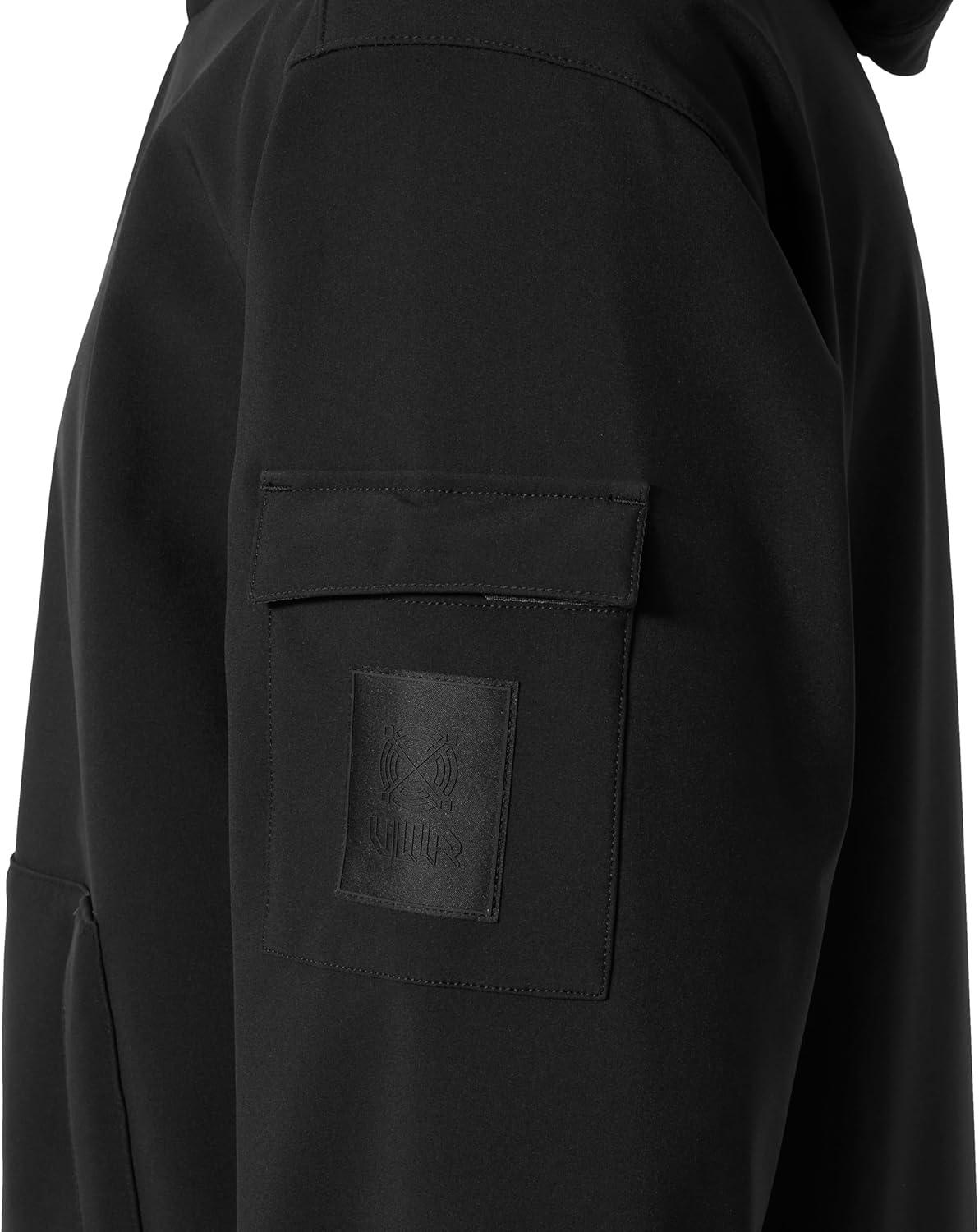 imageHellyHansen Ullr D Ridable Hoodie Unisex Sweatshirt AthleticHoodies Lightweight Breathable Outdoor Adventure Wear990 Black