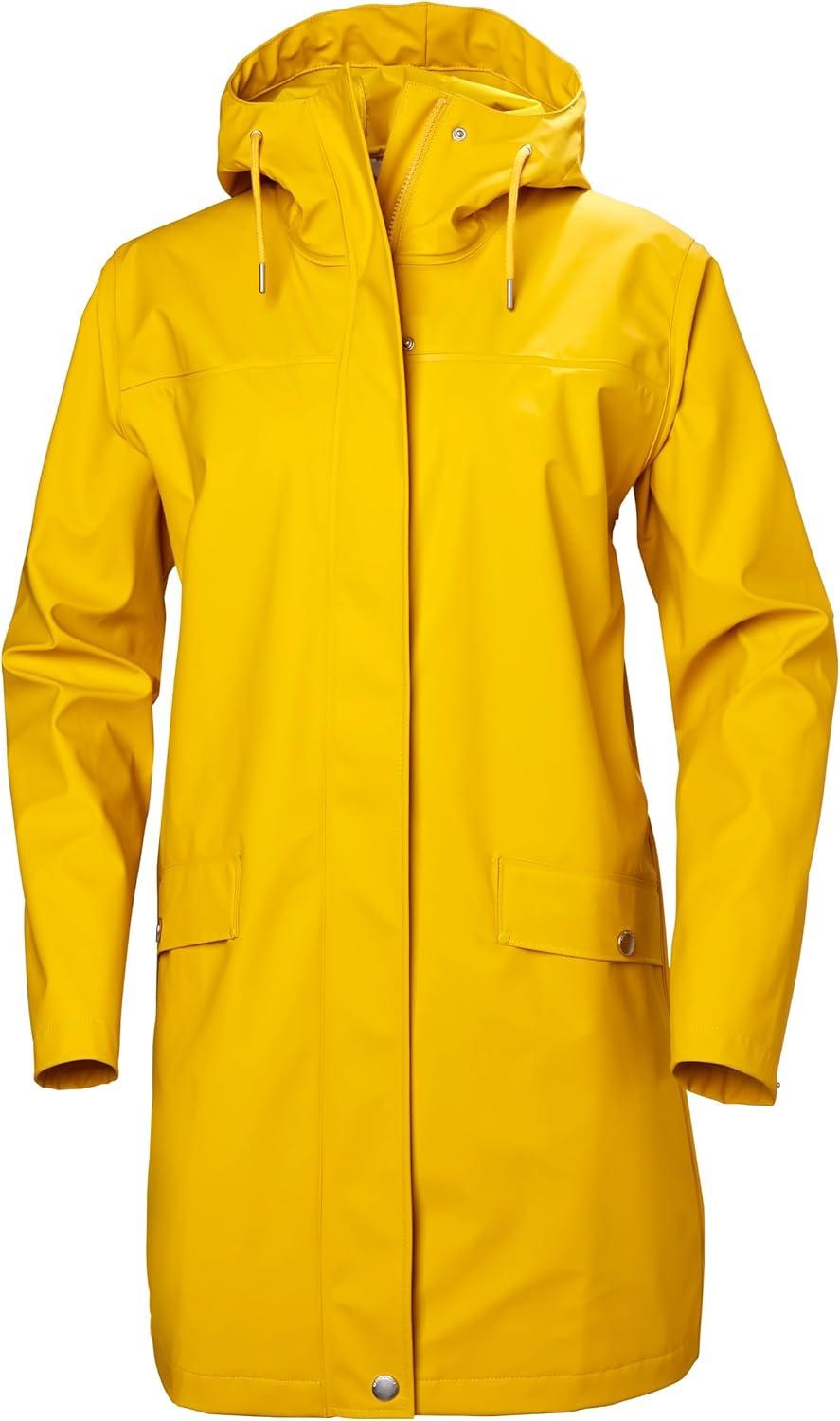 imageHellyHansen womens Moss Rain Coat344 Essential Yellow