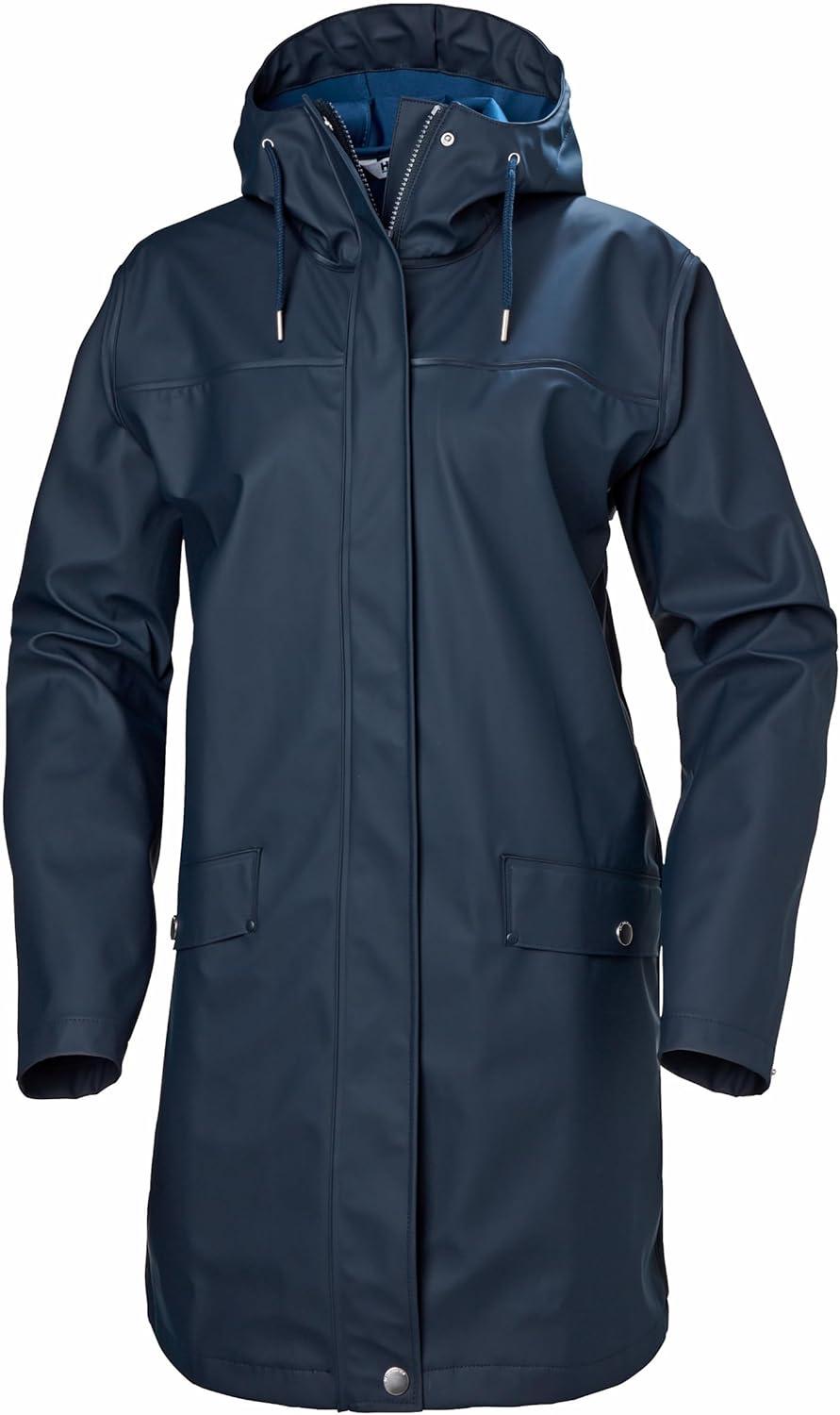 imageHellyHansen womens Moss Rain Coat597 Navy