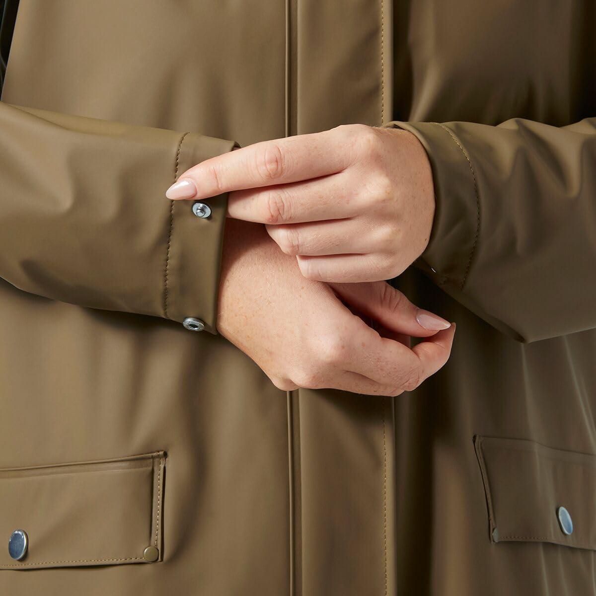 imageHellyHansen womens Moss Rain Coat718 Sepia