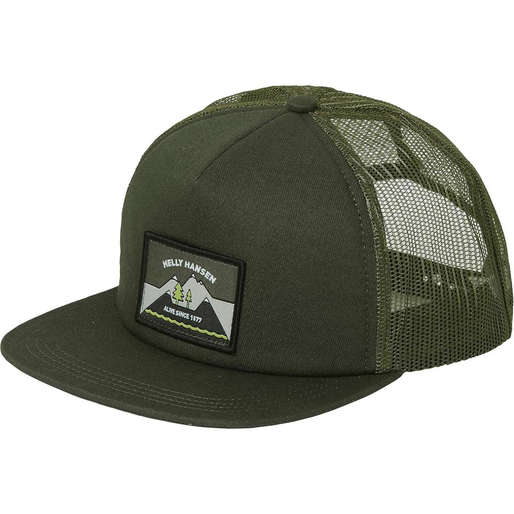 imageHellyHansen UnisexAdult Hh Flatbrim Trucker Cap482 Beluga