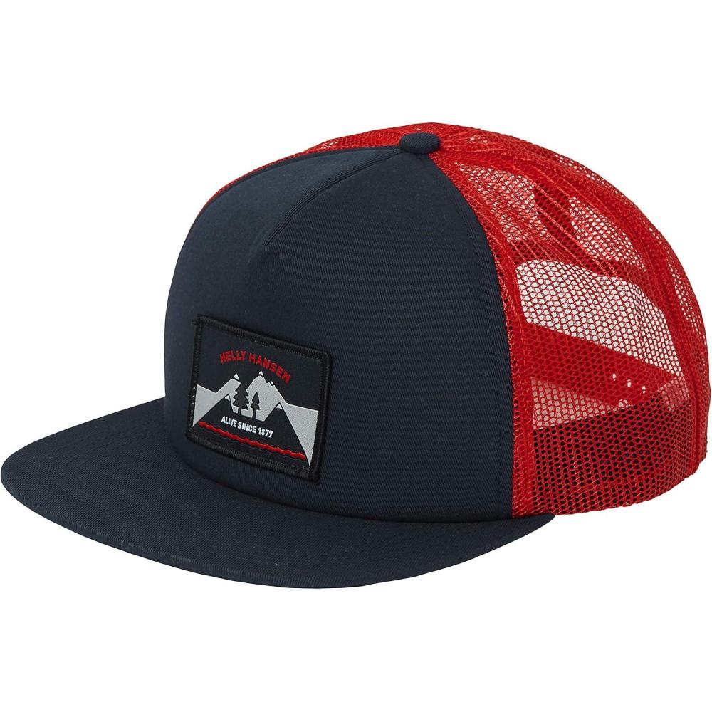 imageHellyHansen UnisexAdult Hh Flatbrim Trucker Cap599 Navy