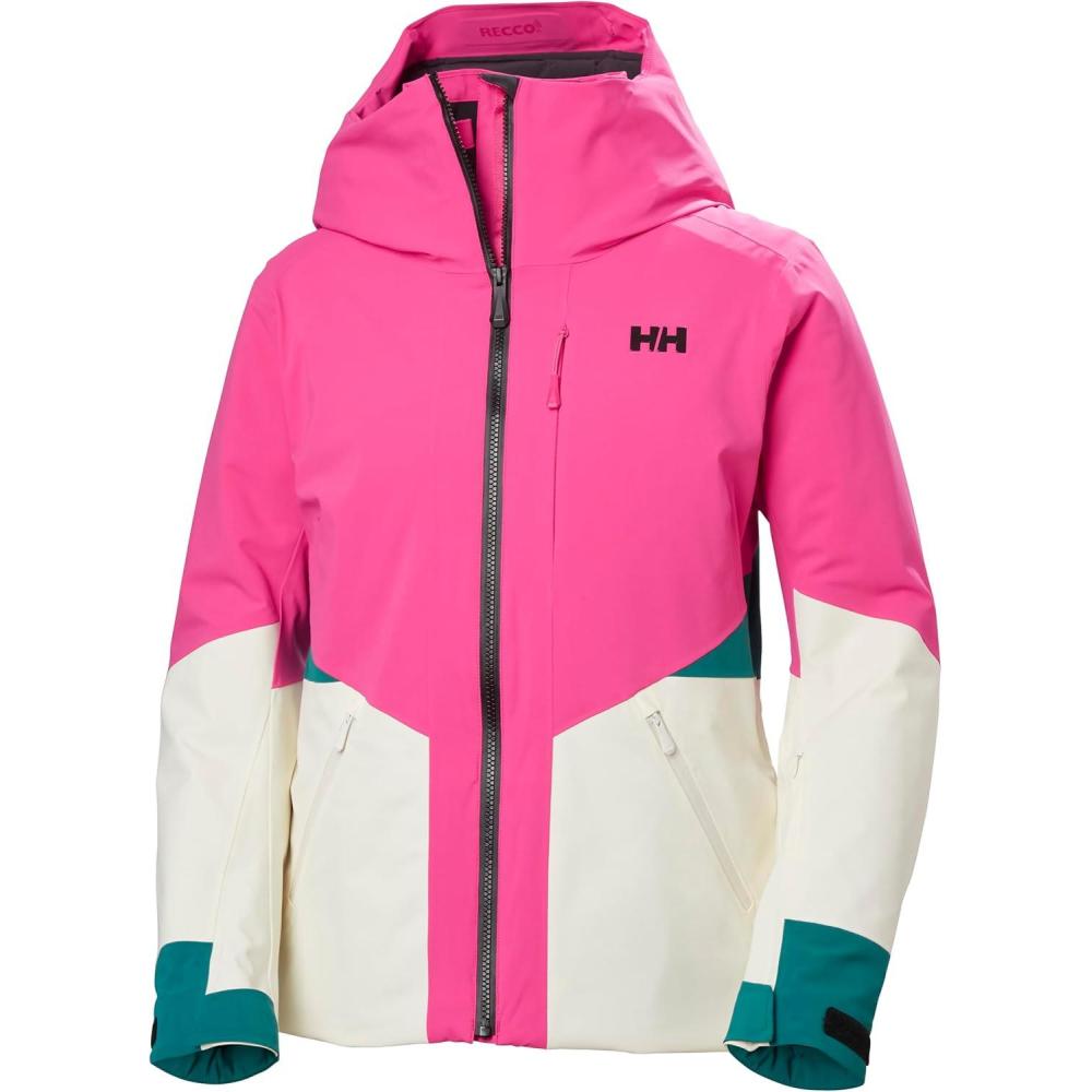 imageHellyHansen W Kvitfjell Race Ins Jacket Womens Waterproof SkiingJackets Insulated Adjustable Hood 4Way Stretch181 Dragon Fruit