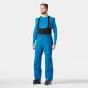 Helly-Hansen Alpha Bib Pant for Men – Waterproof, Breathable, Insulated Ski Bib with Adjustable Straps for Optimal Comfort(540 Cerulean Blue)