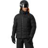 Helly-Hansen Emiko Ridable Puffy Jacket for Men, Versatile Athletic-Shell Coat with Windproof and Water-Resistant Features(990 Black)