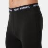Helly-Hansen LIFA Merino Midweight Pant for Men, Track Pants with Non-Itch Fabric, 2-Layer Design, Flat Lock Seams, ZQ Wool(990 Black)