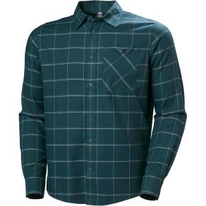 Helly-Hansen Aker Flannel Long Sleeve Shirt for Men – Classic, Soft & Durable Plaid Shirt for Casual & Outdoor Wear(489 Cactus Sierra Plaid)
