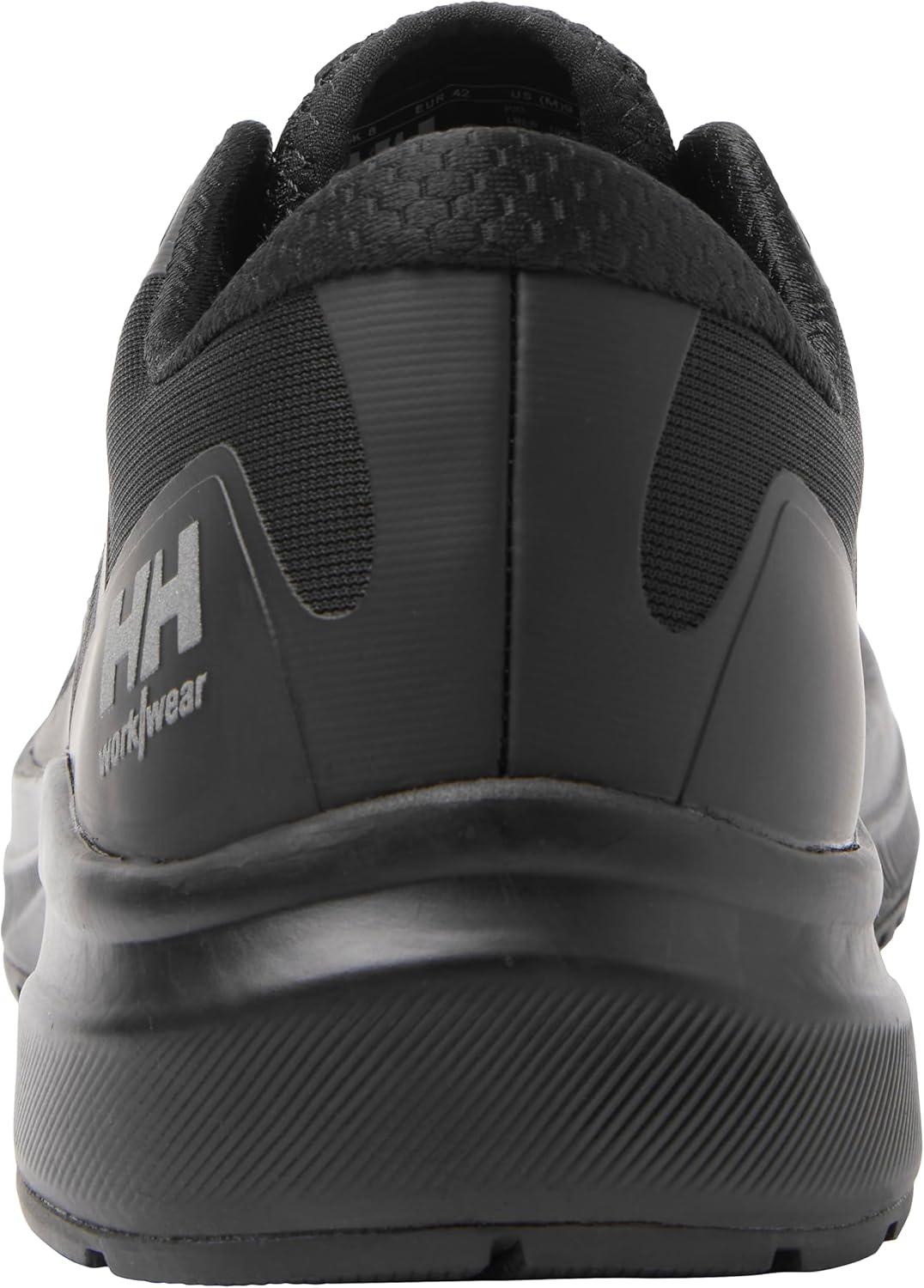 imageHellyHansen Barcode Low EH Work Shoes Lightweight SlipResistant Sneaker Cushioned Midsole ampamp Breathable Shoe Uppers990 Black