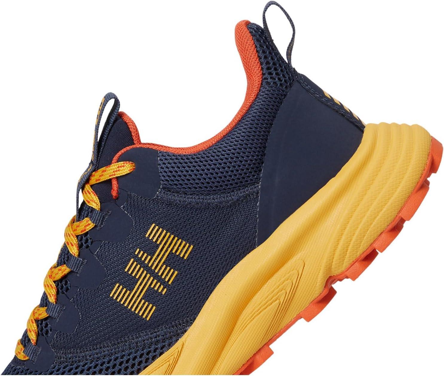 imageHellyHansen Mens Featherswift 2 TR Running Shoes Lightweight Breathable HighPerformance Trail Sneakers597 NavyGolden Glow